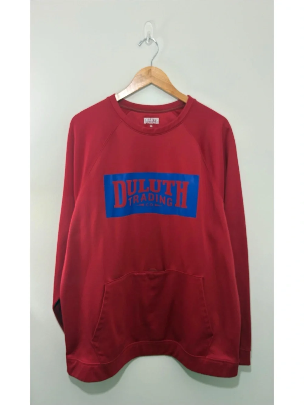 Duluth Trading Co “Training Crew” red crewneck sweatshirt (XL)